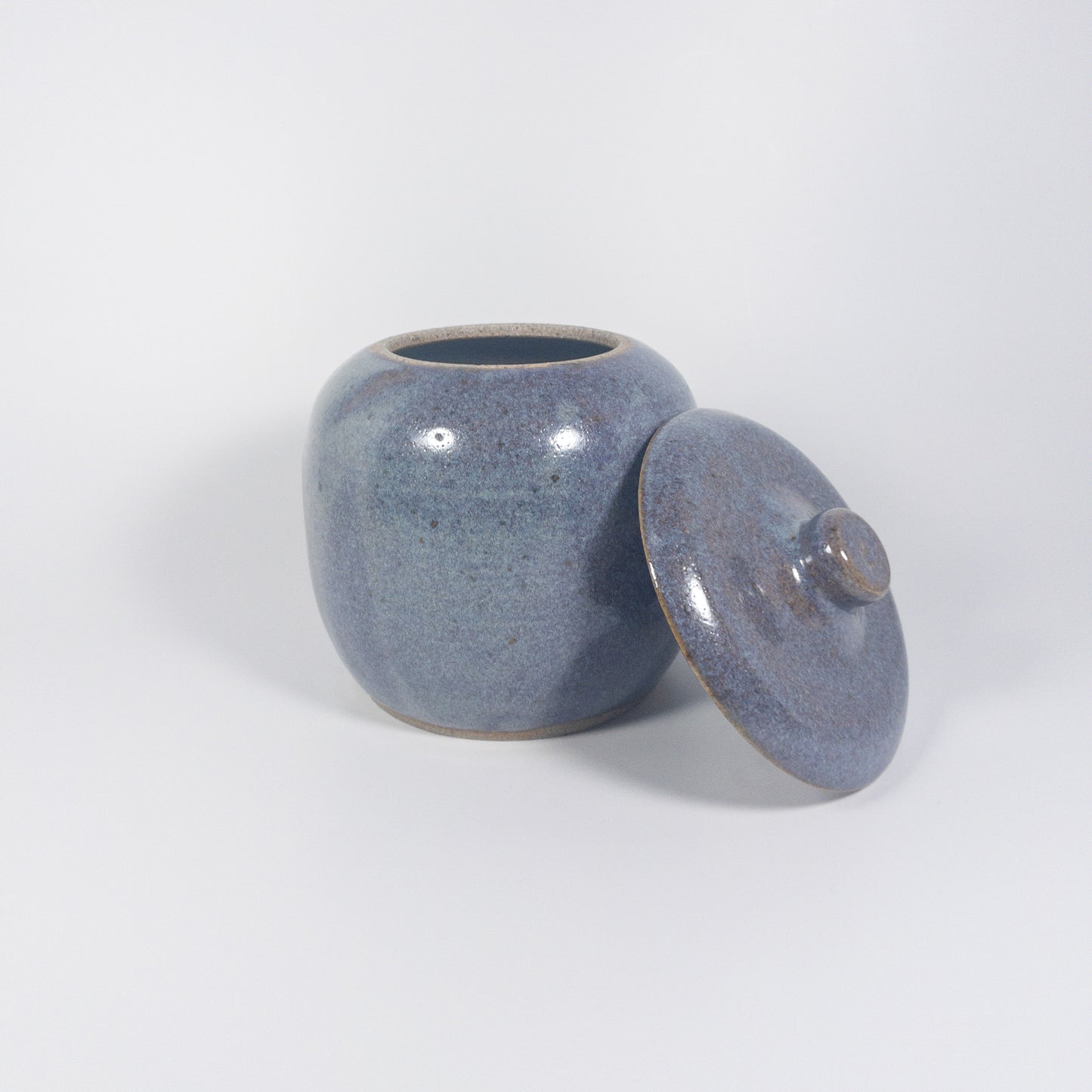 Blue Lidded Jar