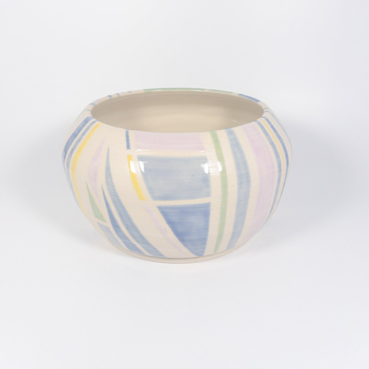 Geometric Multi-Color Bowl