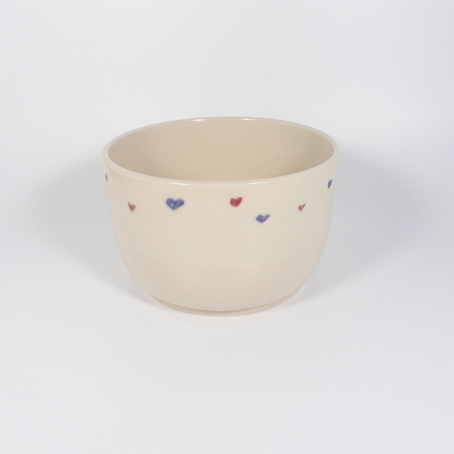 Hand Painted Hearts Bowl