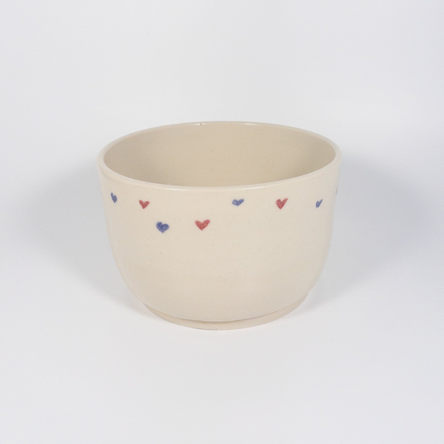 Hand Painted Hearts Bowl