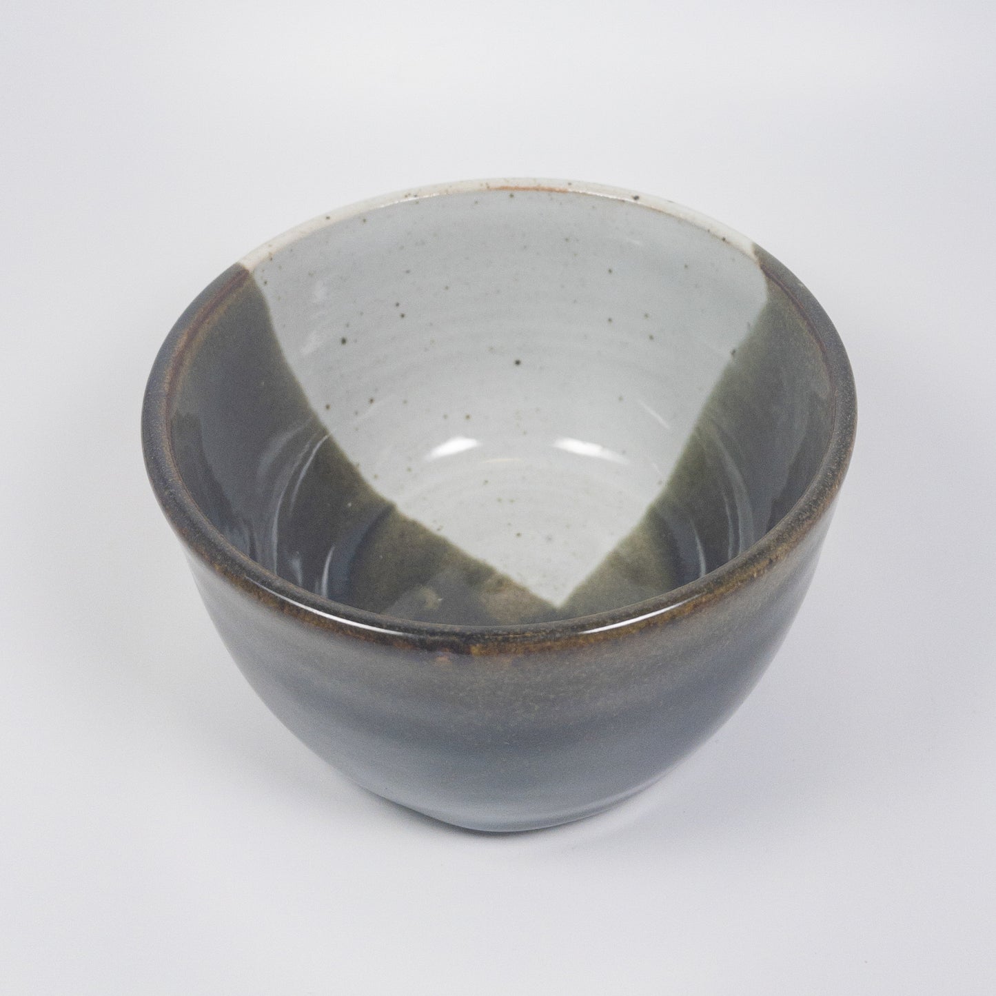 Brown and White Snack Bowl
