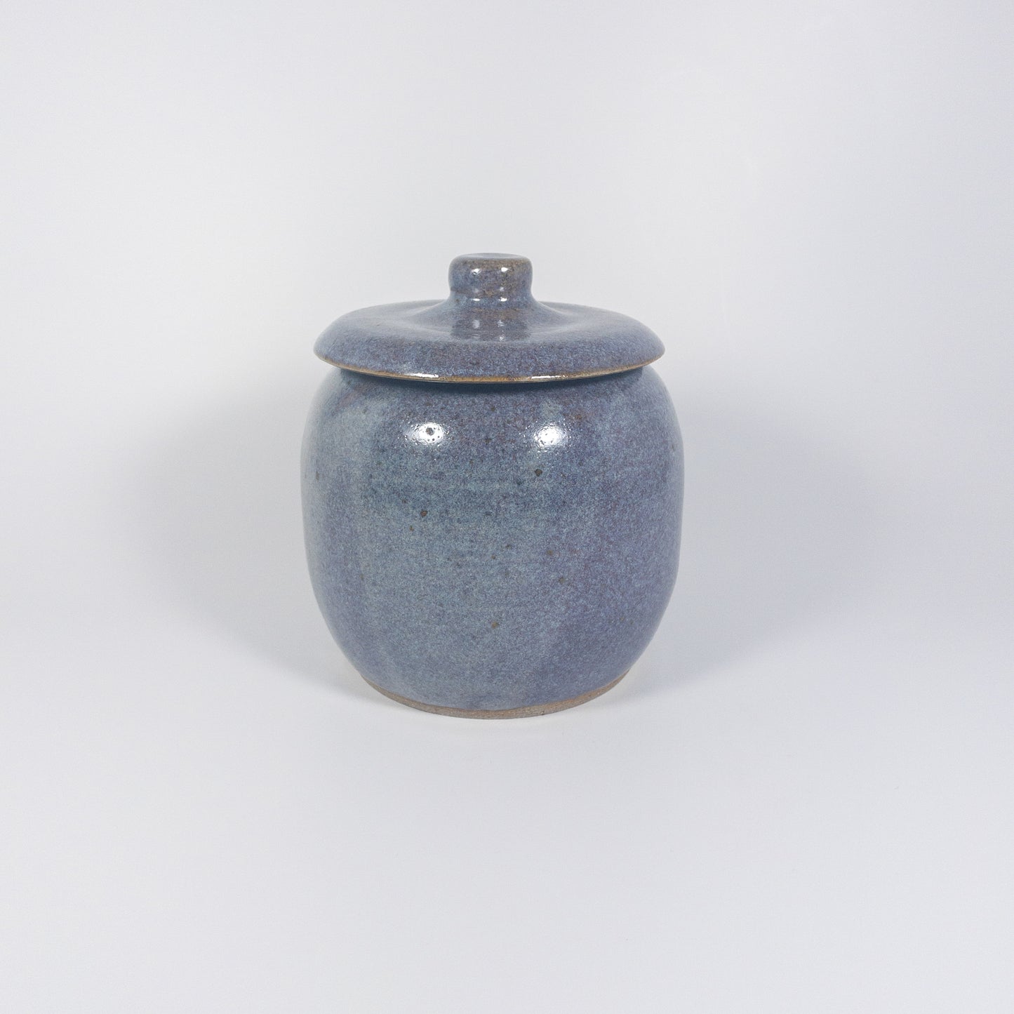Blue Lidded Jar