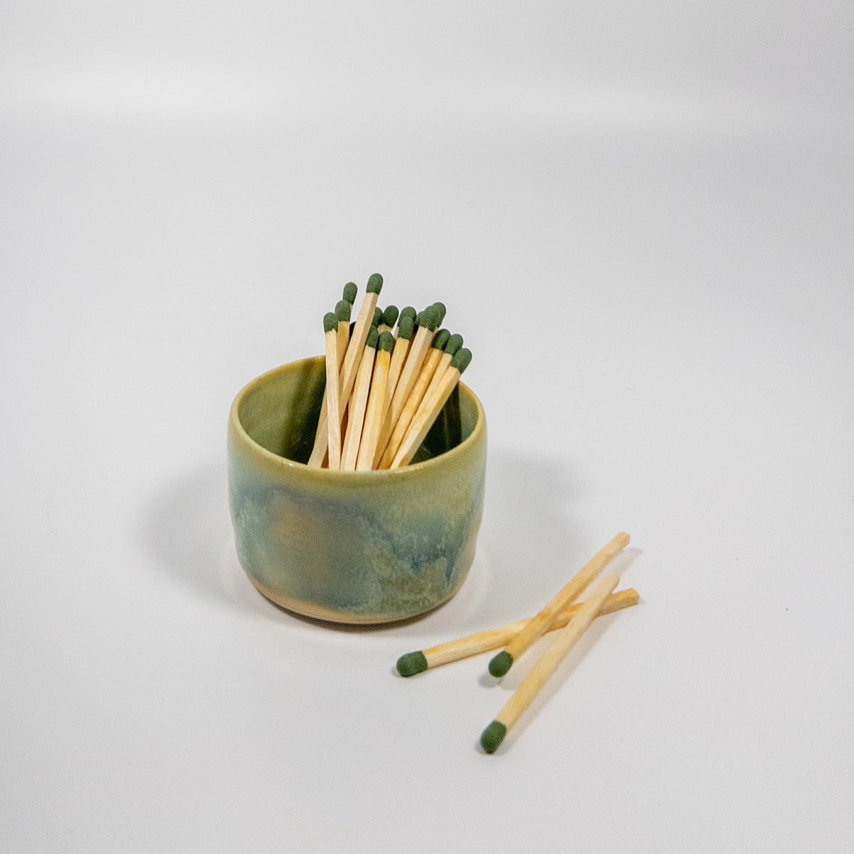 Green and Blue Match (or Other Small Things) Holder
