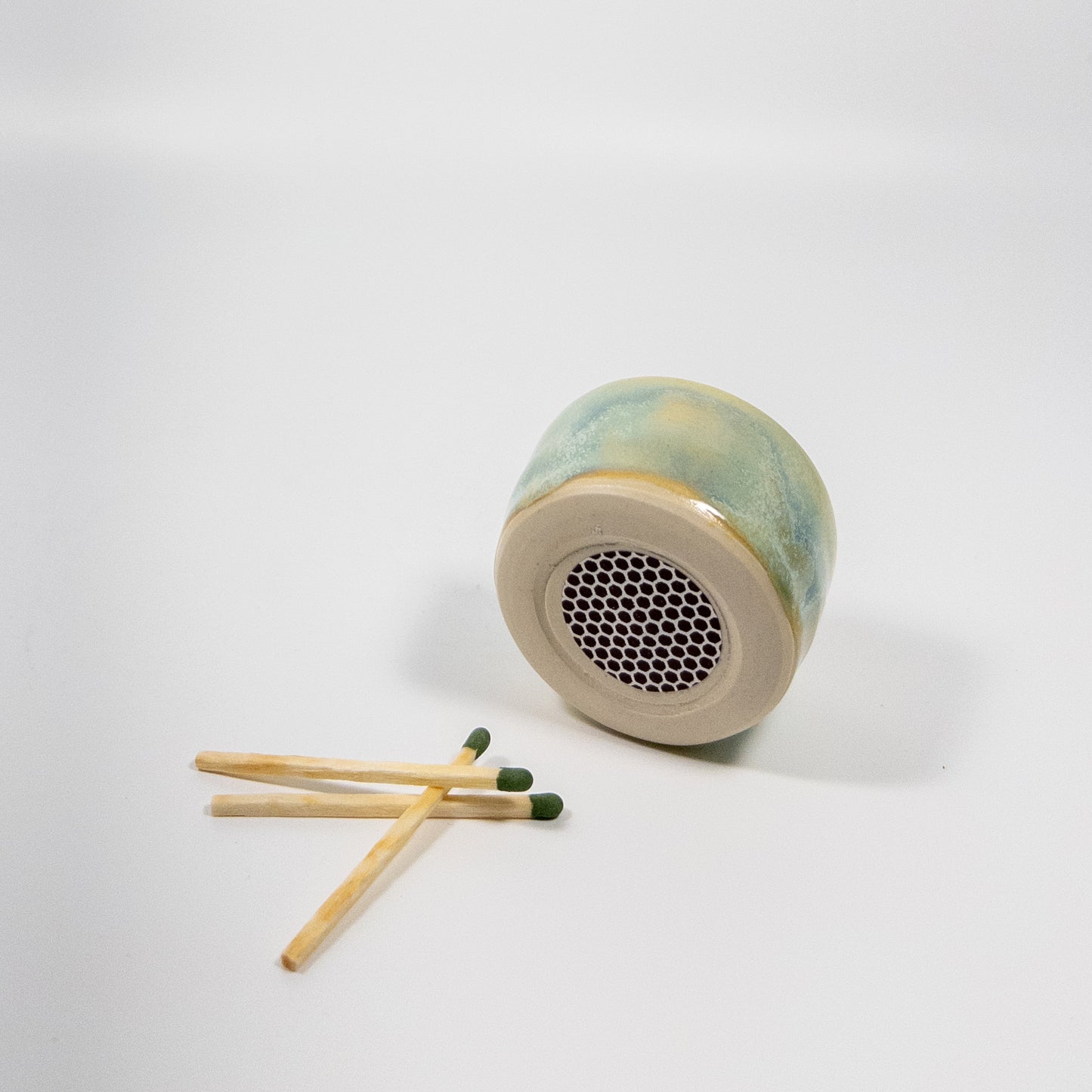 Green and Blue Match (or Other Small Things) Holder