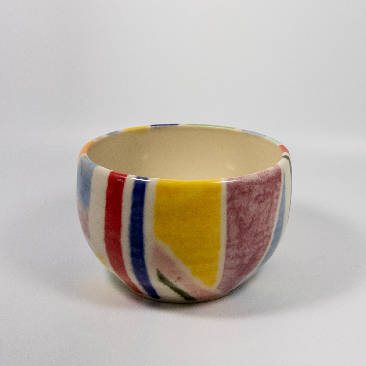 Geometric Color Block Bowl