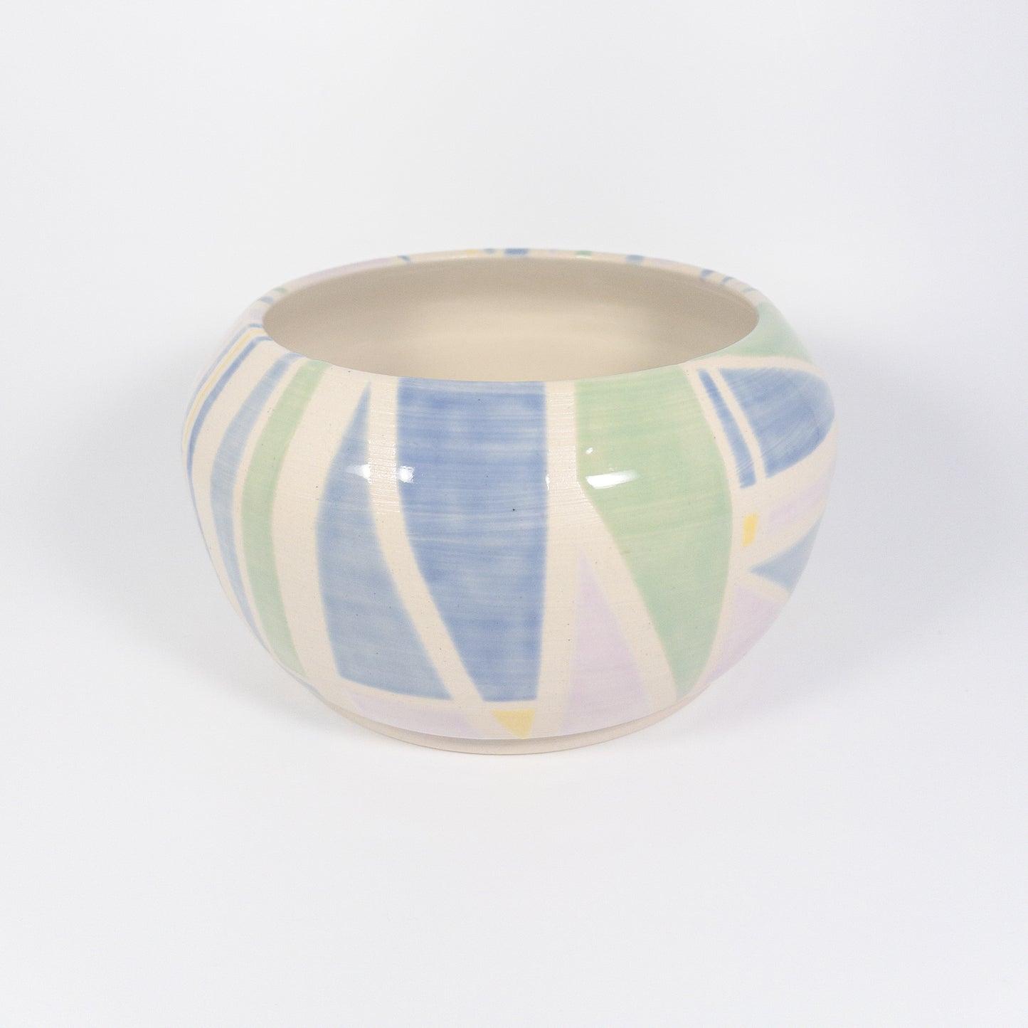 Geometric Multi-Color Bowl