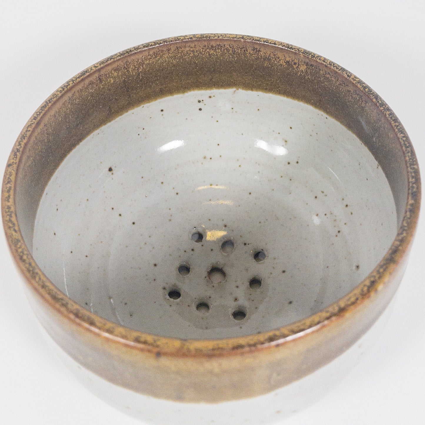 Brown and White Berry Bowl